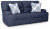 Ashley Acklen Place Navy 2-Piece Power Reclining Sectional