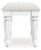 Ashley Maylilly White Vanity Stool Ashley Maylilly White Vanity Stool
