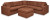 Ashley Modmax Spice 5-Piece Sectional with Ottoman 92102/46(2)/64/65/77/08