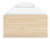 Ashley Onita Natural Twin Platform Bed with 1 Side Storage