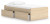 Ashley Onita Natural Twin Platform Bed with 1 Side Storage