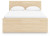 Ashley Onita Natural Full Panel Platform Bed with 2 Side Storage