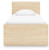 Ashley Onita Natural Twin Panel Platform Bed