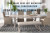 Ashley Beachcroft Beige Outdoor Dining Table and 6 Chairs