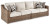 Ashley Beachcroft Beige 2-Piece Outdoor Loveseat with Cushion (Set of 2)