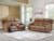 Ashley Dreamer Caramel Sofa and Loveseat