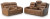 Ashley Dreamer Caramel Sofa and Loveseat