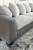 Benchcraft Clairette Court Alloy 2-Piece Sectional with Chaise