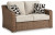Ashley Beachcroft Beige Outdoor Sofa, Loveseat and Chair Ashley Beachcroft Beige Outdoor Sofa, Loveseat and Chair