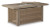 Ashley Beachcroft Beige Outdoor Sofa and 2 Lounge Chairs with Fire Pit Table