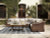 Ashley Beachcroft Beige 4-Piece Outdoor Seating Set