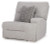 Ashley Acklen Place Pewter 3-Piece Sectional