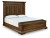 Ashley Channley Brown King Panel Storage Bed Ashley Channley Brown King Panel Storage Bed