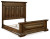 Ashley Channley Brown California King Panel Bed