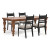 Ashley Chadworth Brown Black Dining Table and 4 Chairs