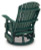 Ashley Hyland Wave Green Outdoor Swivel Glider Chair Ashley Hyland Wave Green Outdoor Swivel Glider Chair