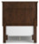 Ashley Danabrin Brown Twin Panel Bed with Mirrored Dresser, Chest and 2 Nightstands