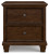Ashley Danabrin Brown Twin Panel Bed with Mirrored Dresser and 2 Nightstands