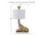 Ashley Ferrison Gold Finish 2-Piece Table Lamp Set