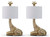 Ashley Ferrison Gold Finish 2-Piece Table Lamp Set