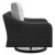 Ashley Beachcroft Black Light Gray Outdoor Sofa with 2 Lounge Chairs