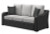 Ashley Beachcroft Black Light Gray Outdoor Sofa with 2 Lounge Chairs