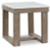 Ashley Loyaska Brown Ivory End Table