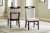Ashley Neymorton Light Gray Brown Dining Chair (Set of 2)