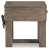 Ashley Loyaska Grayish Brown White Coffee Table with 2 End Tables