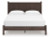 Ashley Cadmori Brown King Panel Platform Bed, Chest and Nightstand