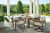 Ashley Serene Bay Dark Brown Outdoor Dining Table and 6 Chairs