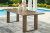 Ashley Serene Bay Dark Brown Outdoor Dining Table and 6 Chairs
