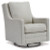 Ashley Kambria Fog Swivel Glider Accent Chair
