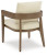 Ashley Serene Bay Dark Brown Outdoor Dining Table and 4 Chairs