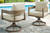 Ashley Serene Bay Dark Brown Outdoor Dining Table and 4 Chairs P671/625/602A(2)