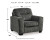 Ashley Lonoke Gunmetal Chair and Ottoman