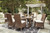 Ashley Beachcroft Black Light Gray Outdoor Dining Table and 6 Chairs P792/625/601A(3)