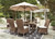 Ashley Beachcroft Black Light Gray Outdoor Dining Table and 6 Chairs P792/625/601A(3)