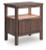 Ashley Cadmori Black White Full Upholstered Panel Bed, Dresser, Mirror and Nightstand