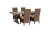 Ashley Beachcroft Beige Outdoor Dining Table and 4 Chairs