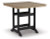 Ashley Fairen Trail Black Driftwood Outdoor Counter Height Dining Table