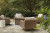 Ashley Beachcroft Black Light Gray Outdoor Dining Table and 4 Chairs