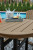 Ashley Fairen Trail Black Driftwood Outdoor Bar Table and 2 Barstools