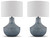 Ashley Schylarmont Antique Gray White 2-Piece Table Lamp Set