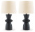 Ashley Scarbot Distressed Black Table Lamp (Set of 2)