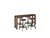 Ashley Torjin Brown Gray Counter Height Dining Table and 4 Barstools