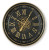 Ashley Dairton Black Gold Finish Wall Clock