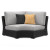 Ashley Beachcroft Black Light Gray 5-Piece Outdoor Sectional