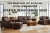 Ashley Santorine Dark Brown Sofa, Loveseat, Chair and Ottoman
