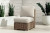 Ashley Beachcroft Beige 2-Piece Outdoor Sectional with Chair